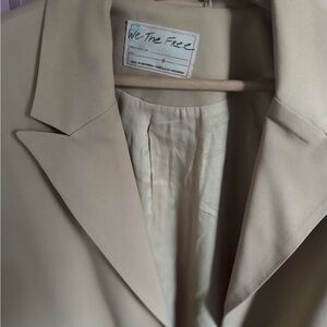 We The Free Light Tan Blazer